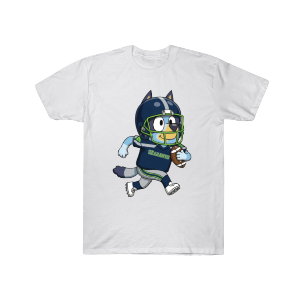 Bluey Seattle Seahawks Game Day Cheerleading T-Shirt