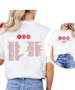 BTS World Tour Shirt Kpop Concert Graphic Tee Unisex