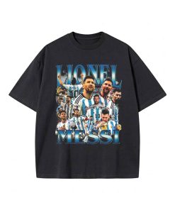 Vintage Lionel Messi Shirt - Football, Soccer Custom Vintage Design, High Quality T Shirt, Argentina, Inter Miami