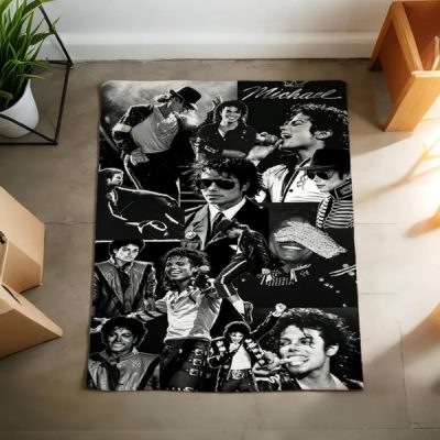 Michael Jackson Thriller Collage Flannel