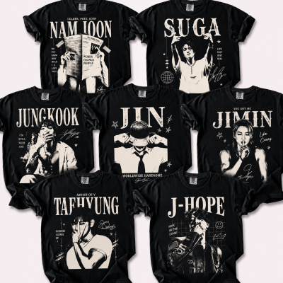 BTS Member Graphic T-Shirt