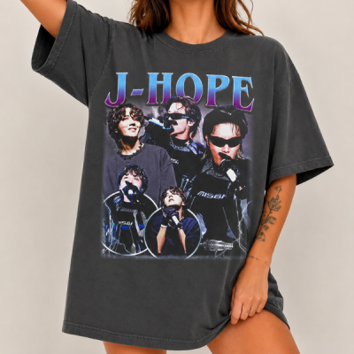 J-Hope Vintage Concert Graphic Tee, BTS Kpop Fan Shirt